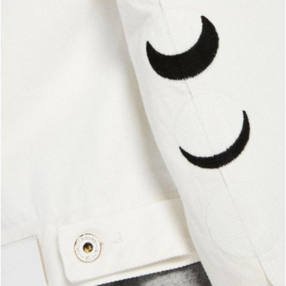 Denim Utility Jacket with Embroidery - Picture 11 of 14